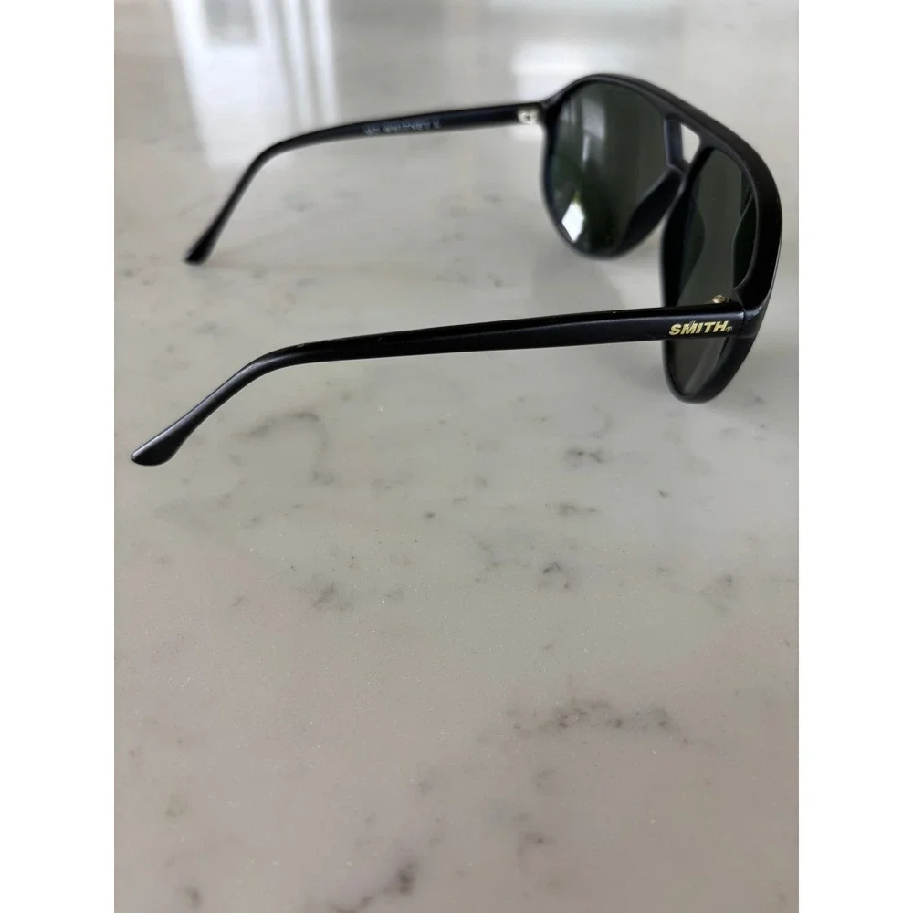 Smith Mt Whitney L Sunglasses Vintage Black Aviator‎ Sunglasses